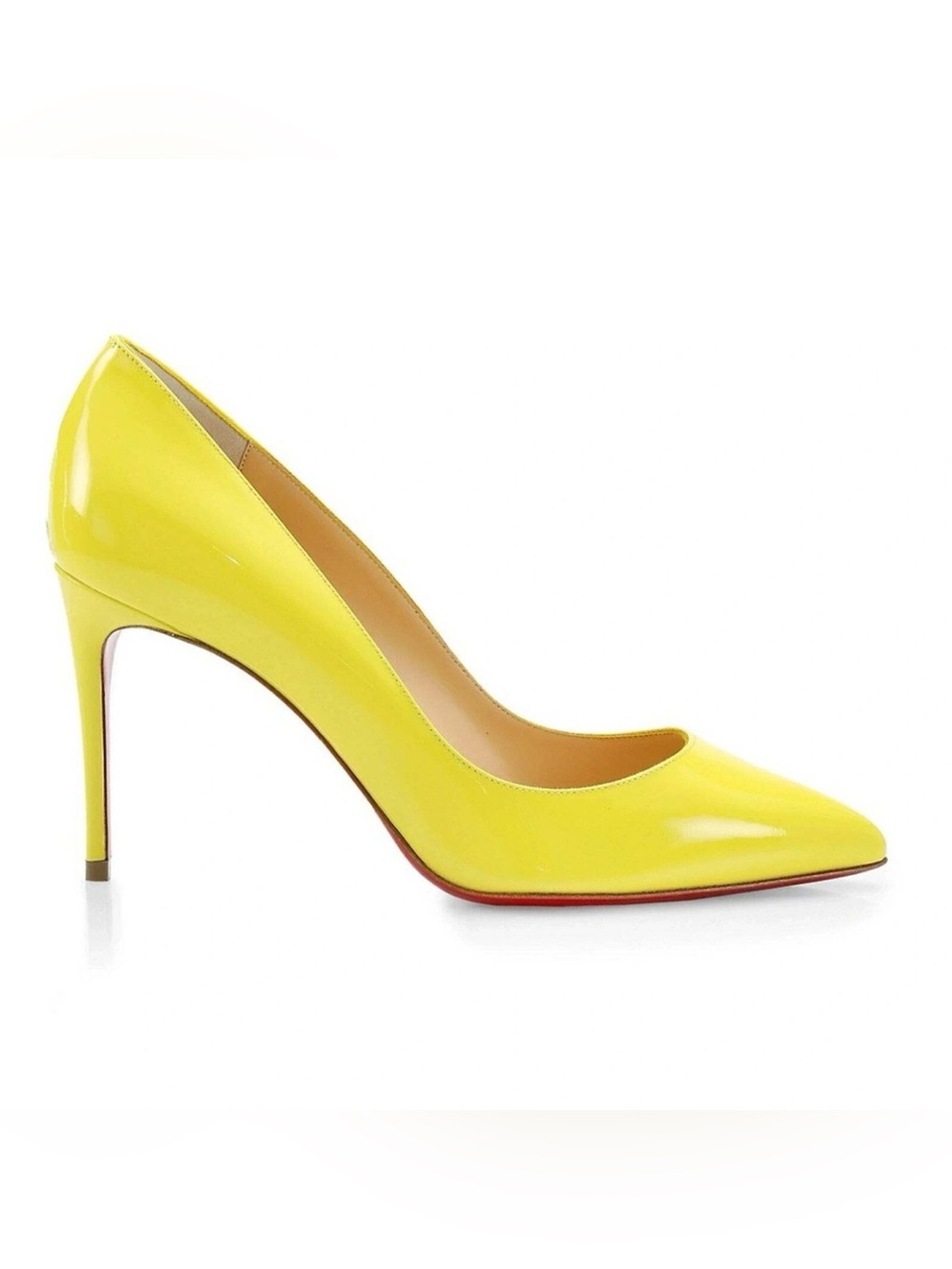 Christian Louboutin PIGALLE FOLLIES 100 PATENT SUN 36.5